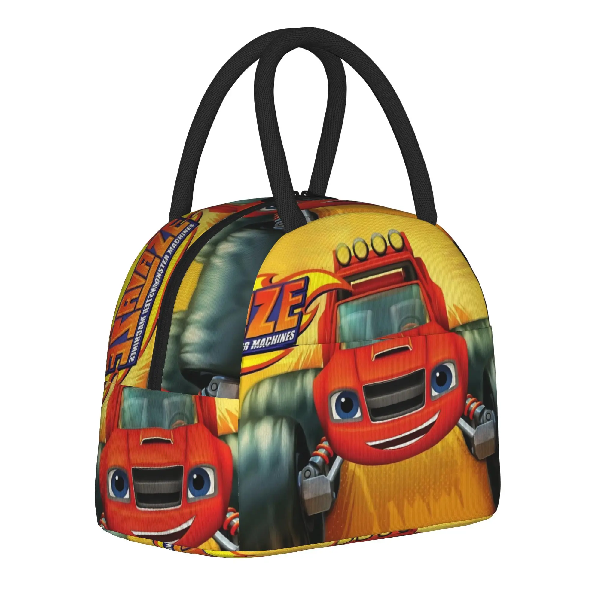 Insulated Lunch Bags Blaze and the Monster Machines Merch  Lunch Food Box Unique Design Cooler Thermal Bento Box For Picnic
