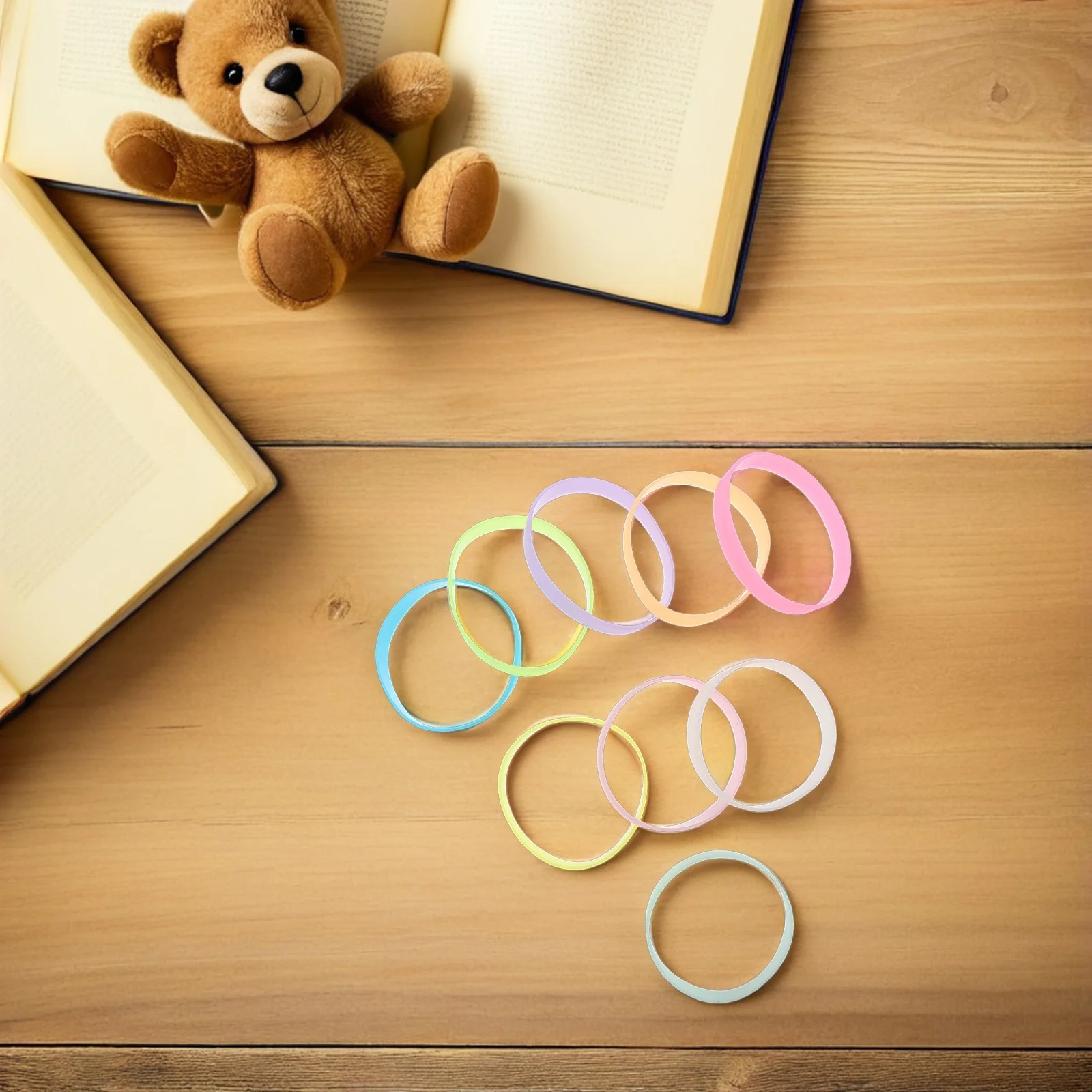 36Pcs Glow in The Dark Wristbands for Kids - Soft Silicone Stretch Bracelets for Parties Events Sports Teams Identification