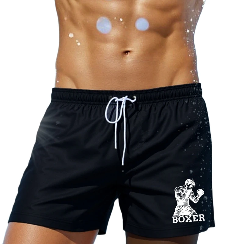 

Men's Lightweight Quick Dry Summer Beach Print Shorts Swim Trunks Suitable for Daily Wear