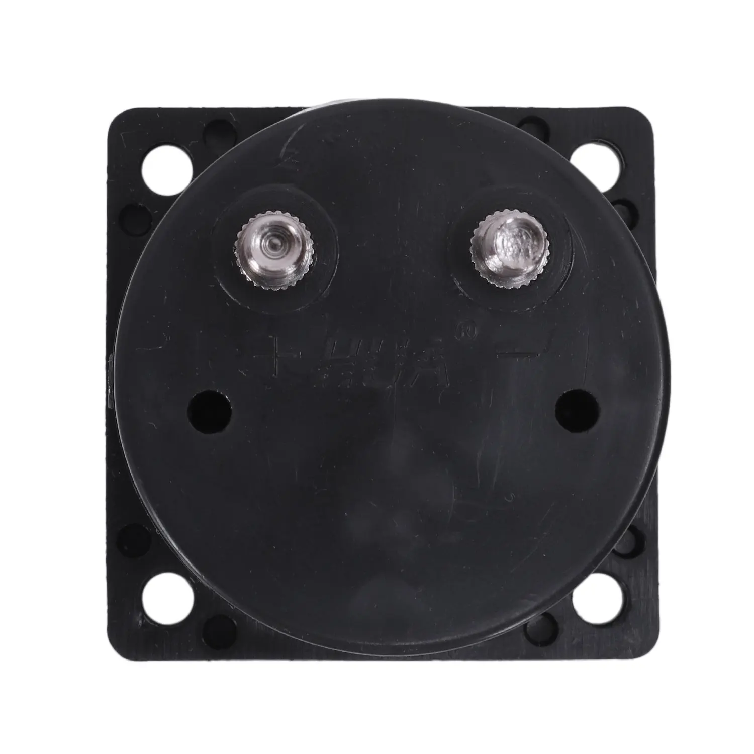 A72Z Class 2.5 Accuracy AC 0-5A Analog Panel Round Meter Ammeter Meter Black