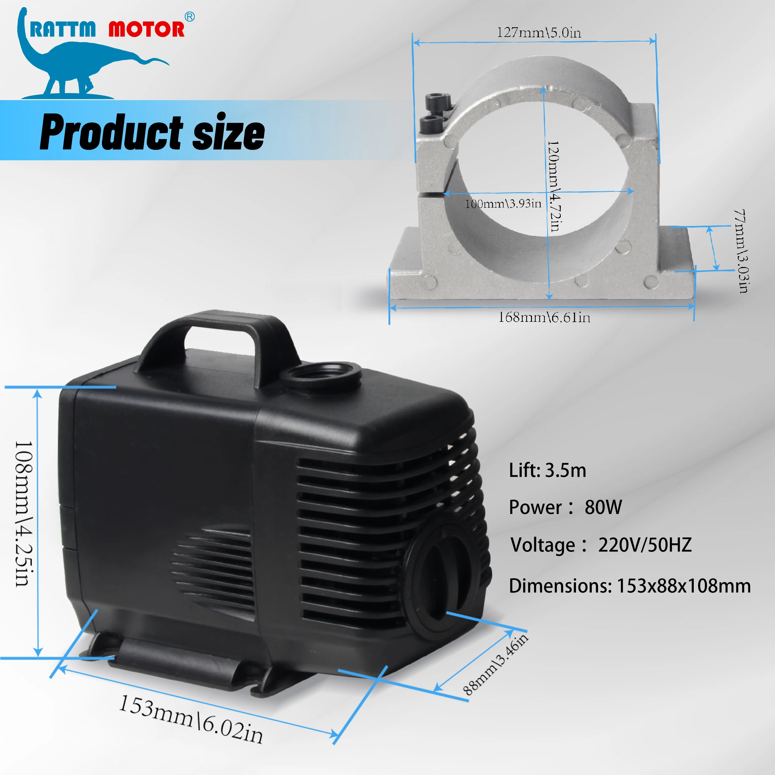 POWACE GDZ-100-3.0 3KW ER20 Water Cooling Cooled CNC Spindle Motor For Woodworking Lathe