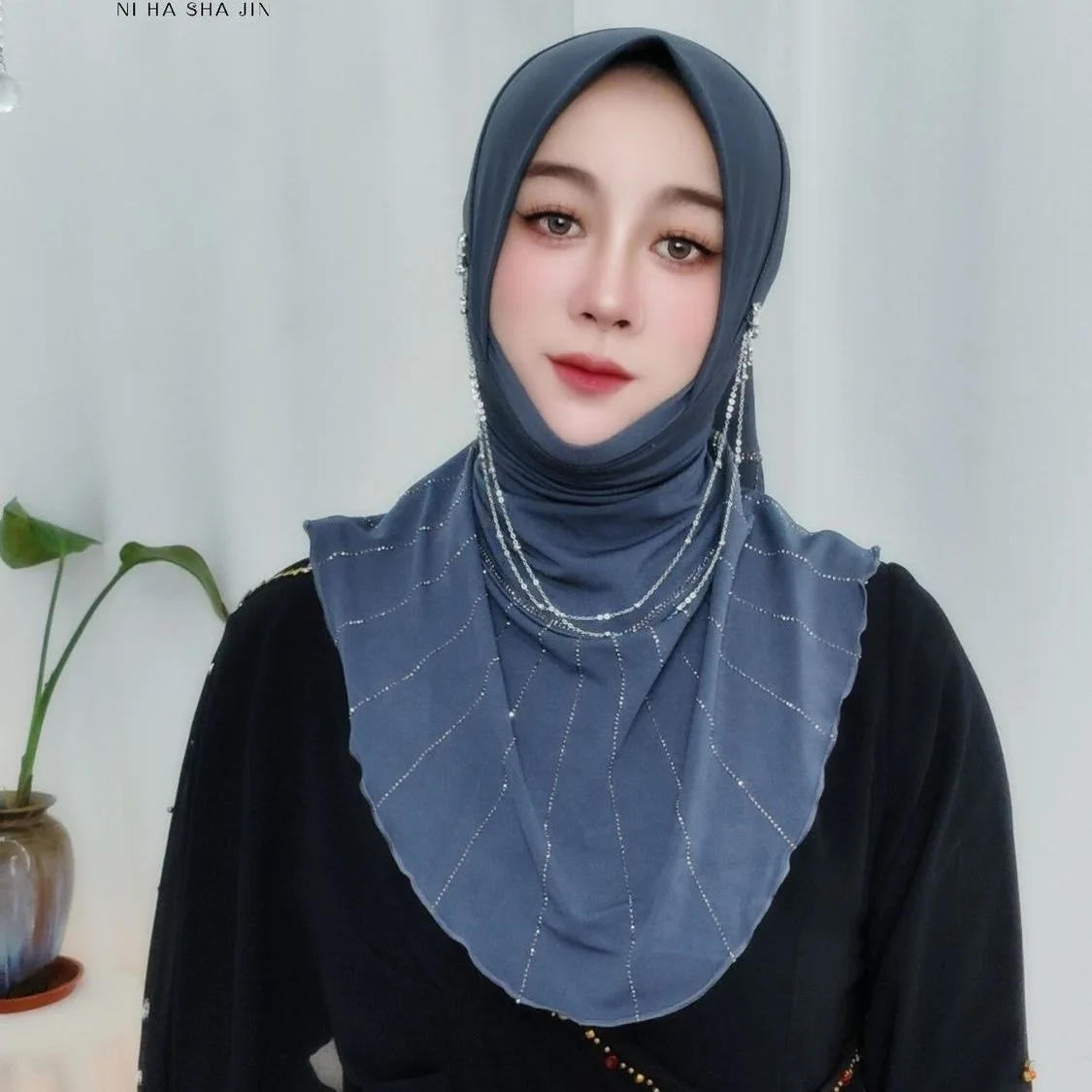 Ready 2025 Hijab Accessories Islam Moslem Girls Head Covers