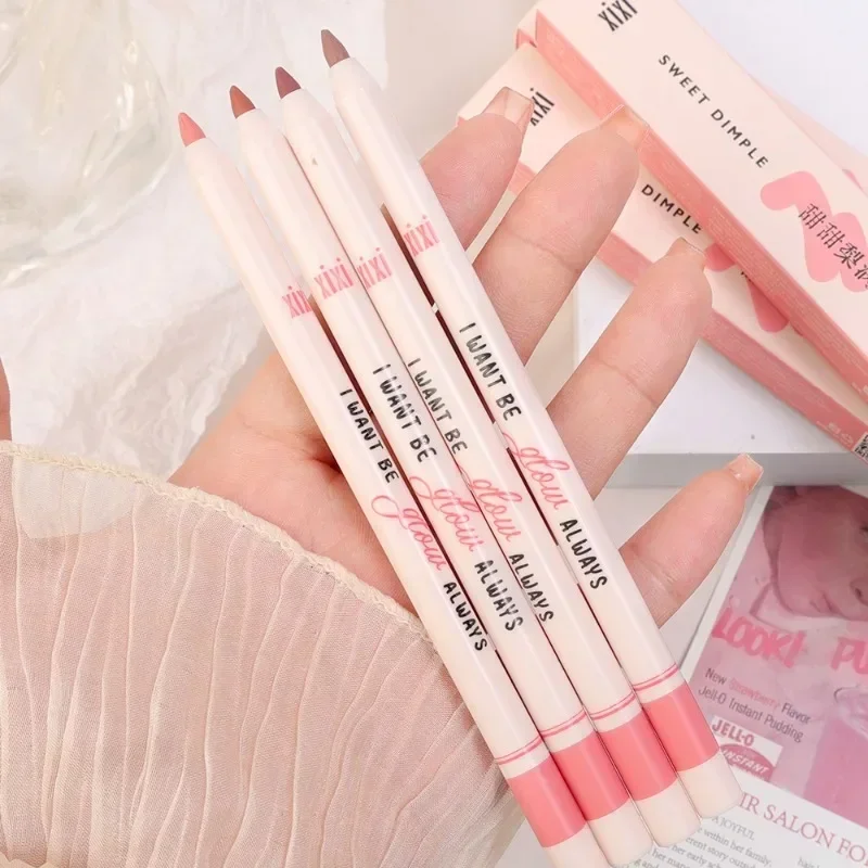 Nackte rosa rote Lip Liner Stift Make-up wasserdicht dauerhafte natürliche matte Lippenstift Stift weichen Nebel Konturierung sexy Lippen Kosmetik Bleistift