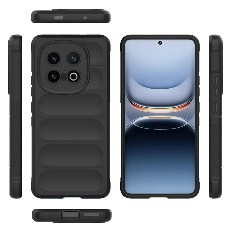 For Vivo iQOO 13 Case For Vivo iQOO 13 5G Cover Funda Anti-Slip Shockproof Silicone Protective TPU Phone Cover For Vivo iQOO 13