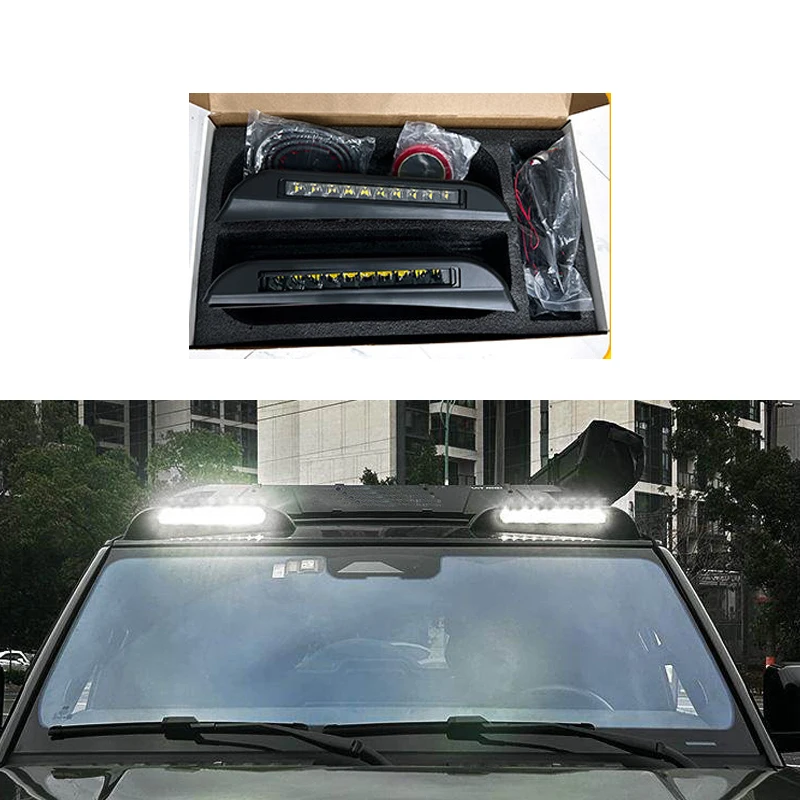 

Special Daytime Running Light Accessories for the Roof Lighting for Rox 01 Vehicle; Roof Spotlight Conversion Kit