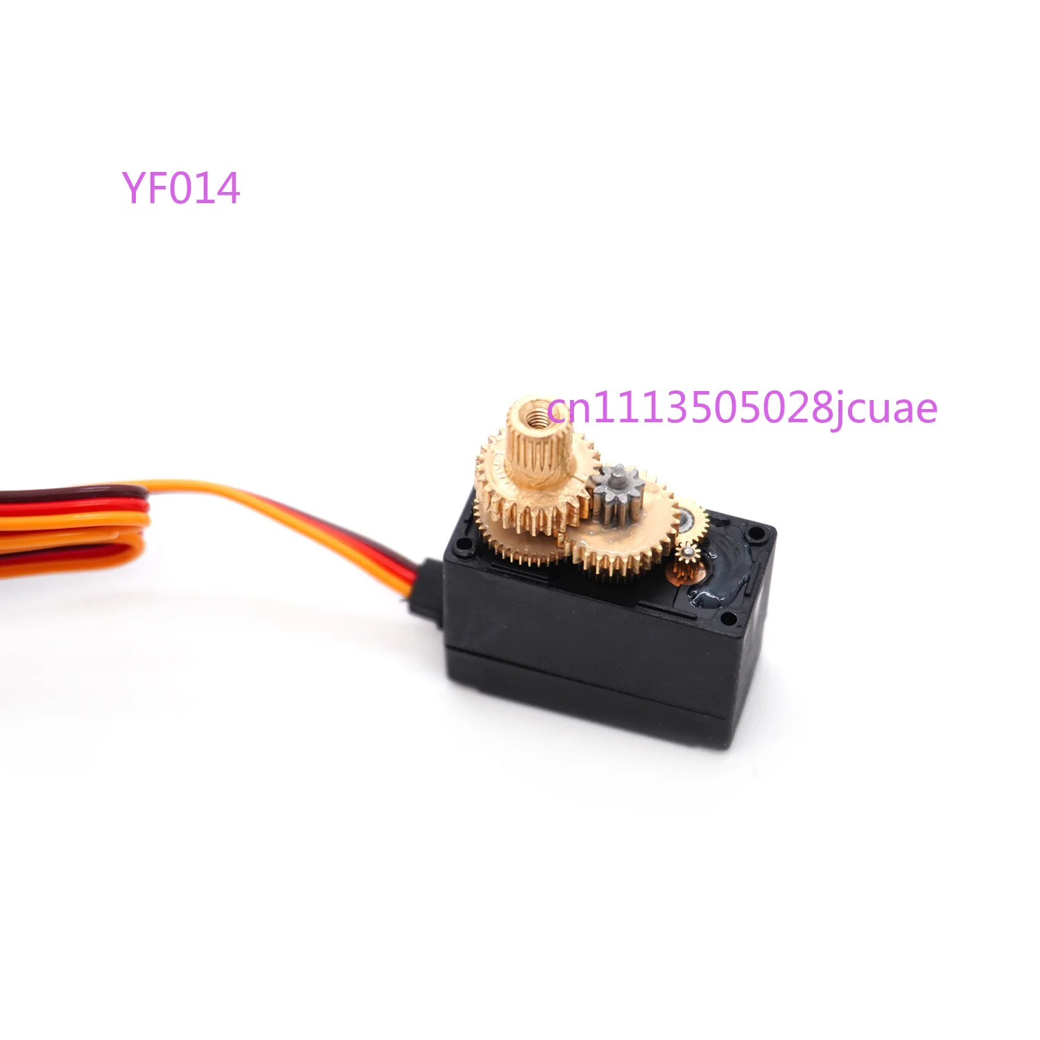 17G Rubber Tooth Metal Gear Servo Steering Gear for 1/16 Remote Control Model Car