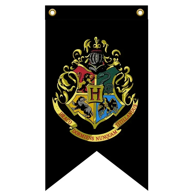 30x50cm Harries Banners Hogwarts Magic Academy Potters Flag Party Hanging Decorations Painting Action Figure