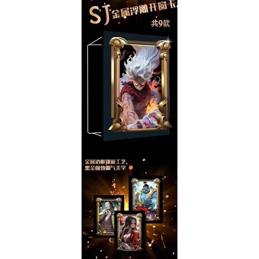 New One Piece Collection Cards Rare Booster Box Anime Luffy Zoro Nami Chopper TCG Child Birthday Gift Toy