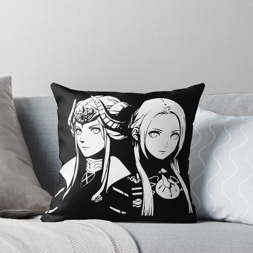 Edelgard Fire Emblem Three Houses - Pre & Post Time Skip Throw Pillow Christmas Pillows Pillowcase Anime pillow