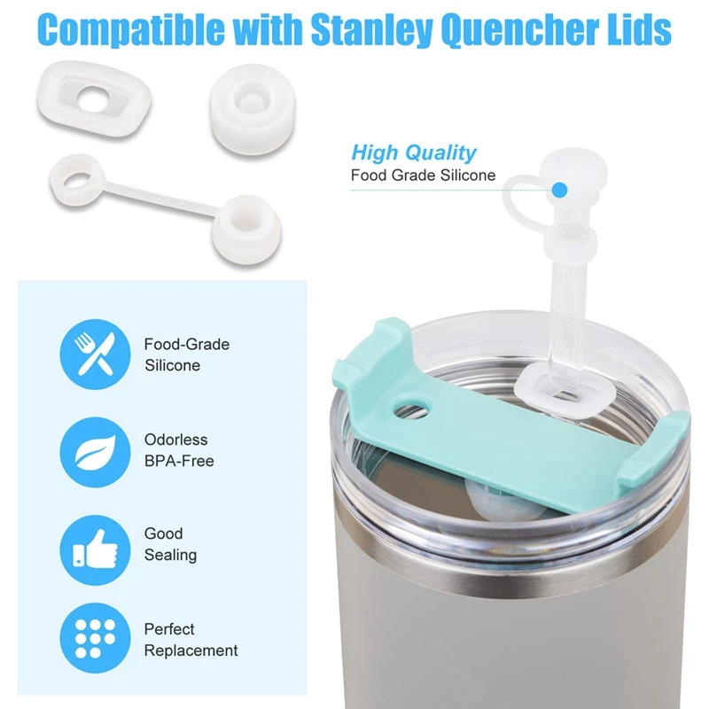 漏れ防止シリコンシールキット,プレートキャップ,1.0 40 30 20 oz,6個