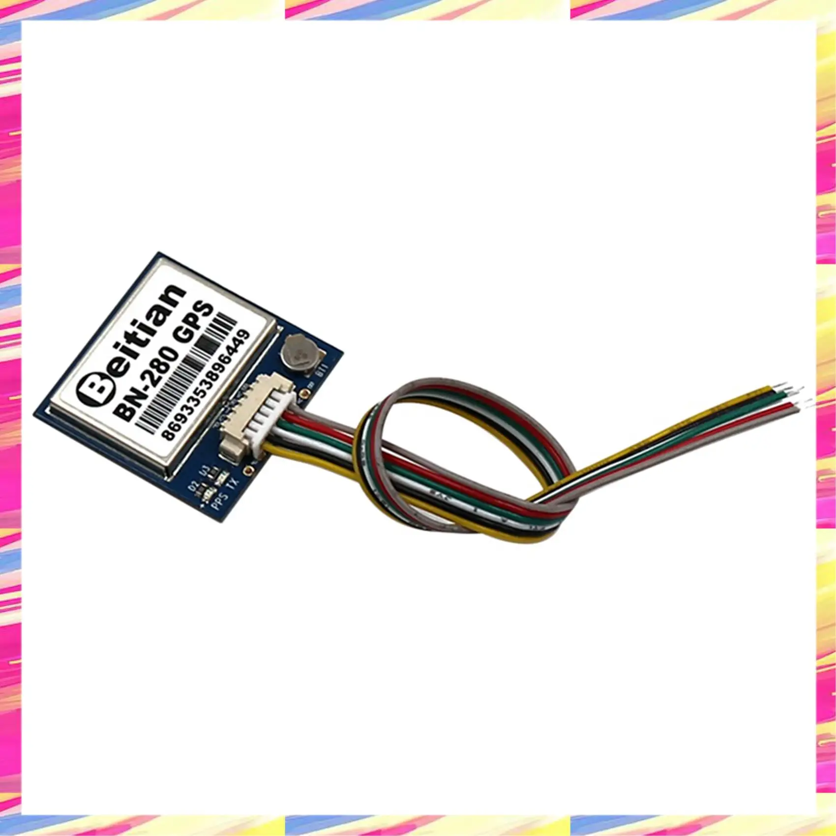 

AIAI GPS Module BN280 GPS+GLONASS Beidou 5V TTL Level For RC Long Range FPV Racing Drone Airplane