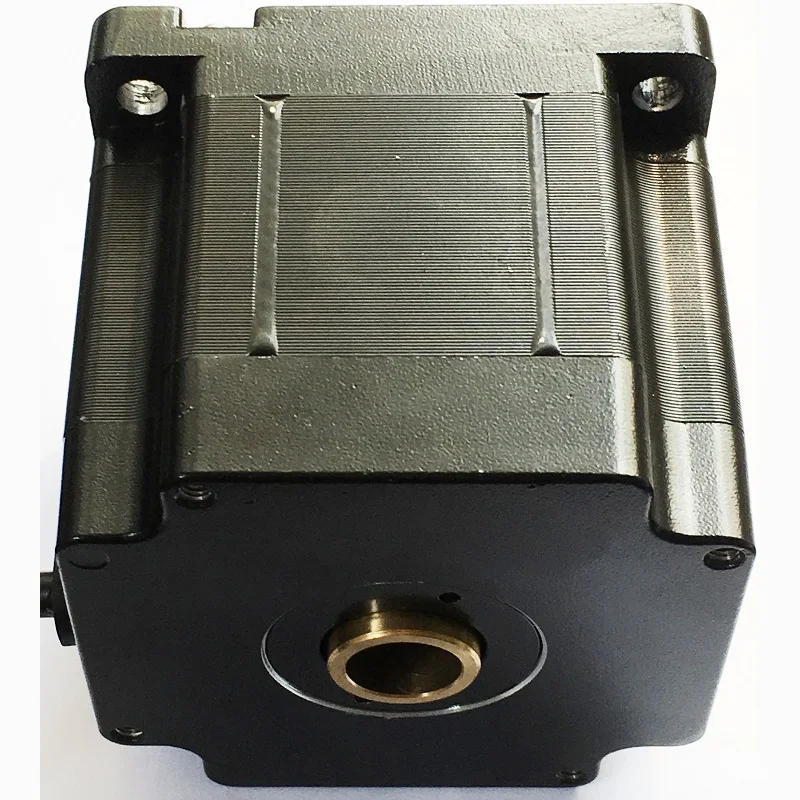 มอเตอร์ไฟฟ้าแบบไร้แปรงถ่าน DC รุ่น 86BYGH Nema34 4.4nm 4.5A แรงบิดสูง แบบมีเกียร์ วงจรเปิด แกนกลวง สำหรับตลาดเม็กซิโก
