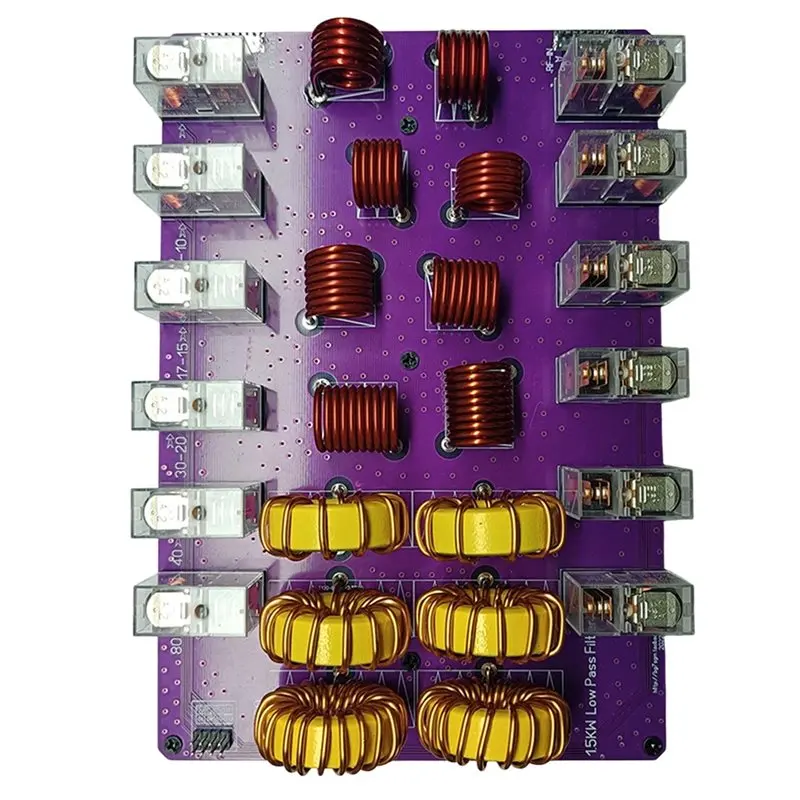 【PUBLICITY】Shortwave SSB Radio Low-Pass Filter 10-Band High Power Low Frequency Low-Loss LPF High Frequency Filter