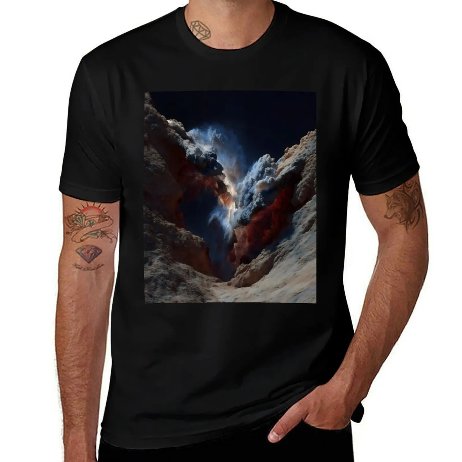 

Where the Earth Dreams Fire T-Shirt vintage clothes baggy shirts tees black t-shirts for men