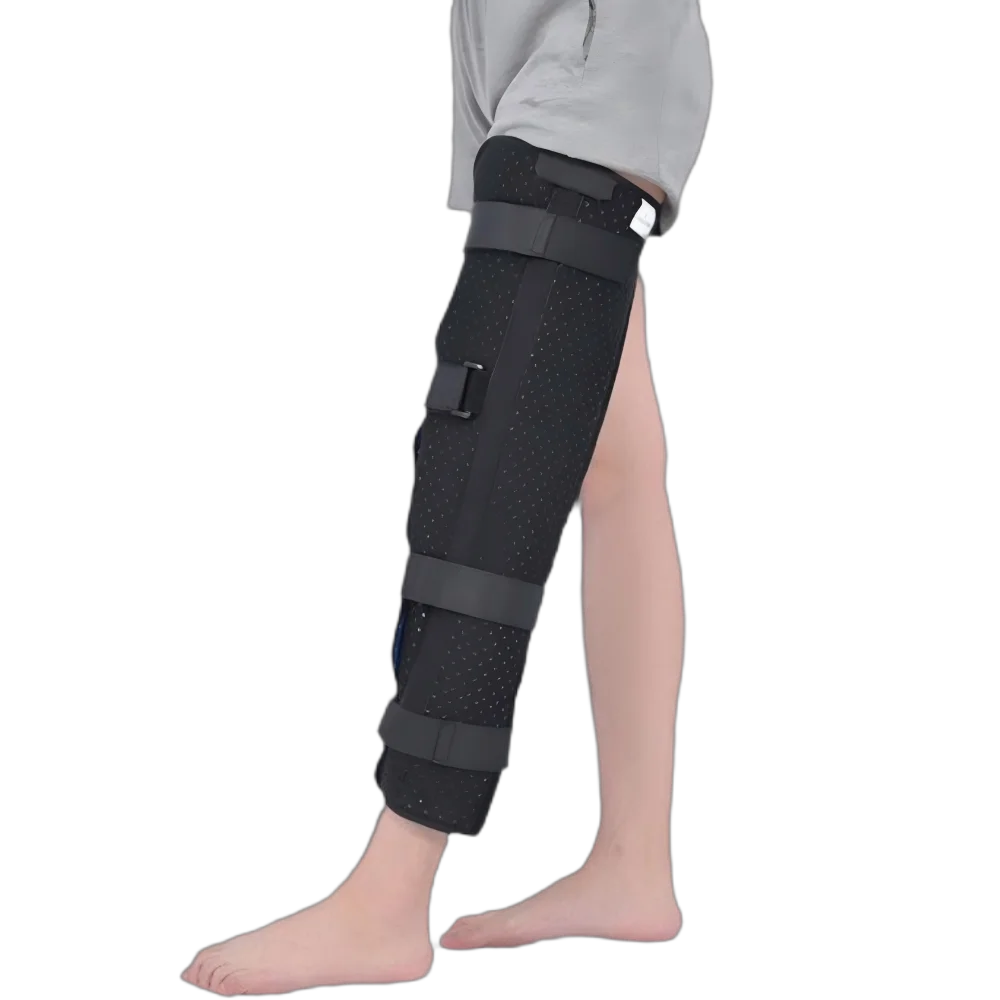 Multifunctional knee orthotics adjustable with braces for fracture rehabilitation and pain relief