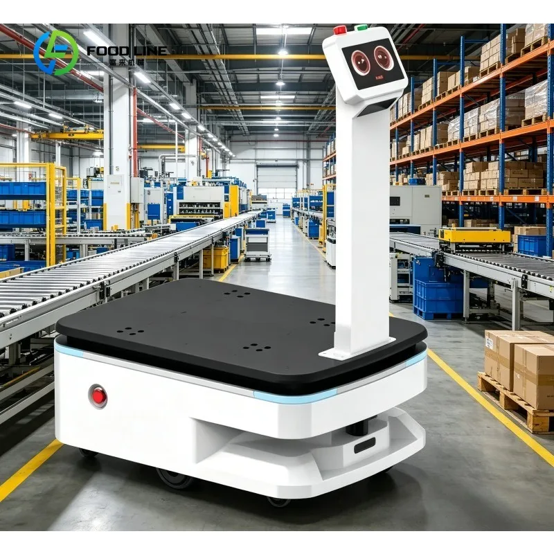 Customized 100S AGV Autonomous Delivery Robot Factory Delivery Warehouse Intelligent Carrying Robot Commercial Handing Robot