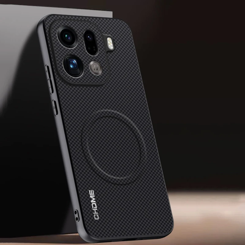Luxury Car Magnetic Holder Phone Case for OPPO Find X9 Pro X