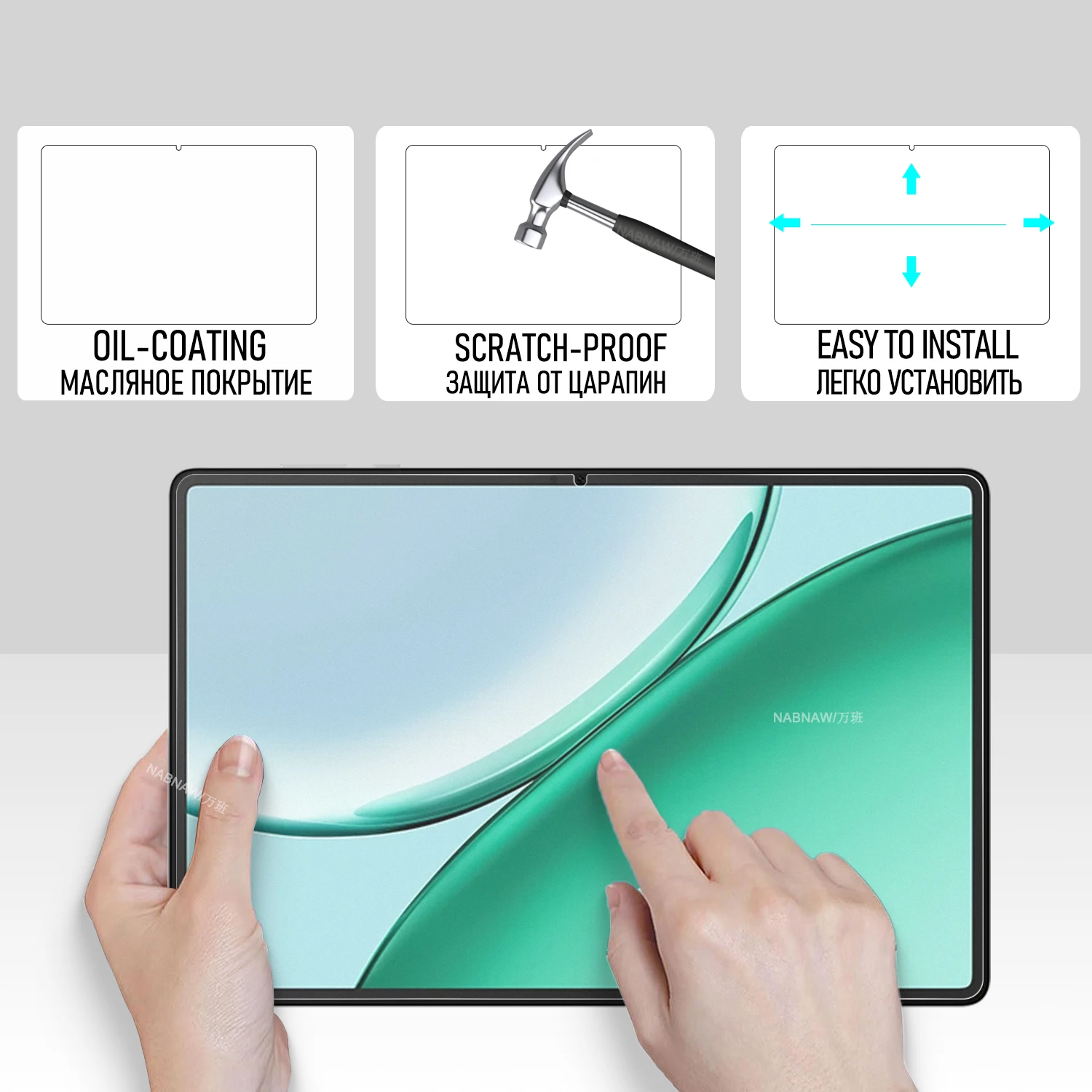 On Honor Pad X8b Tempered Glass Film Screen Protector For Honor Tablet X8b 2026 Clear Damage-Proof Screen Cover 2-Pieces