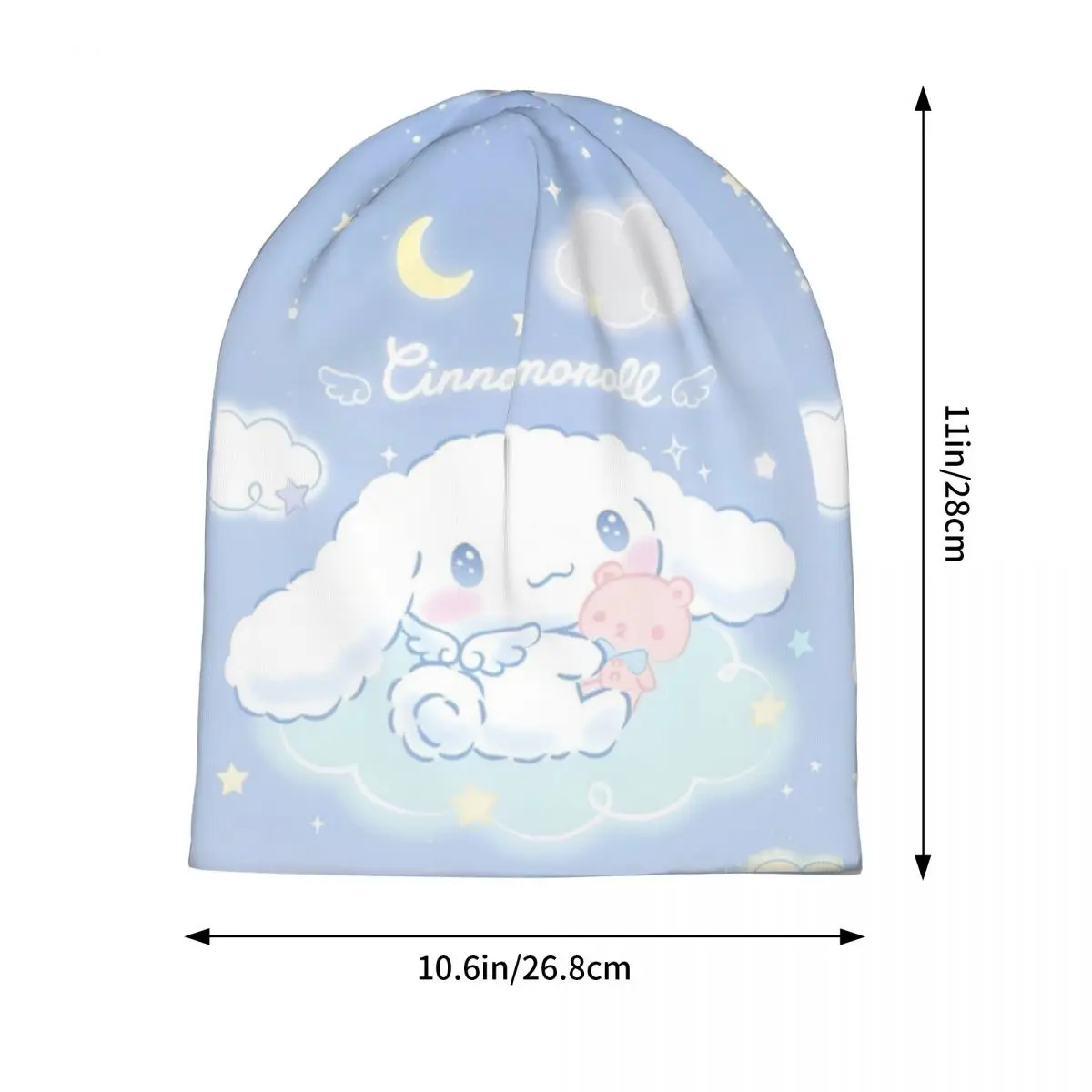 Kawaii cannelle Bonnet chapeaux Goth Ski Skullies bonnets chapeau mignon dessin animé pour hommes femmes printemps double usage casquettes