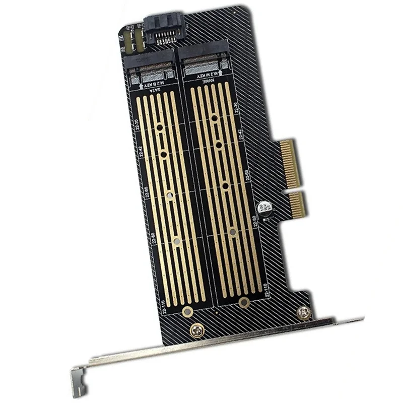 

PCI Express M. 2 Adapter Card With Dual Protocol For M. 2 Nvme And NGFF SSD, Mkey Bkey