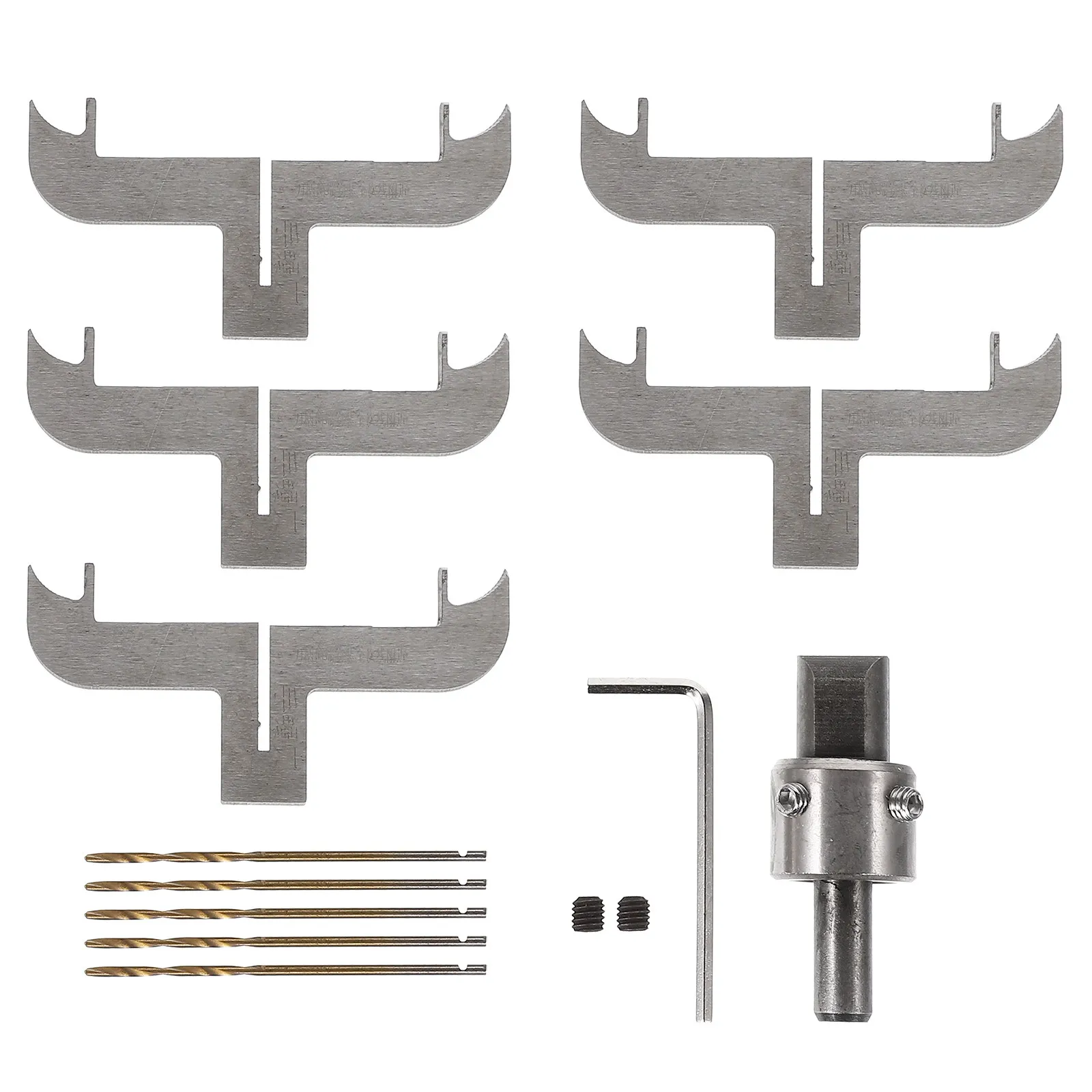 

1Set Bracelet Milling Cutter Professional Woodworking Tool Kit Wooden Rings Drill Bit for Cnc Machine Wooden Circle Making Kit