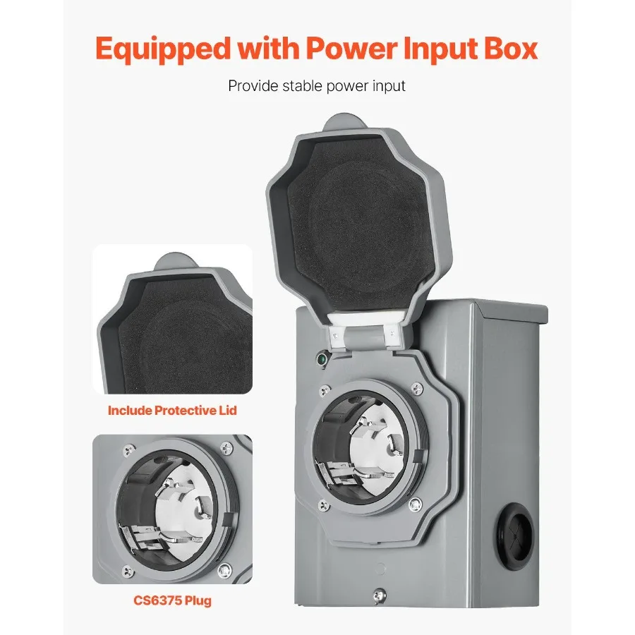 Interruptor de transferência manual 50A Kit de interruptor de transferência de gerador NEMA 3R 12500W 120 240V