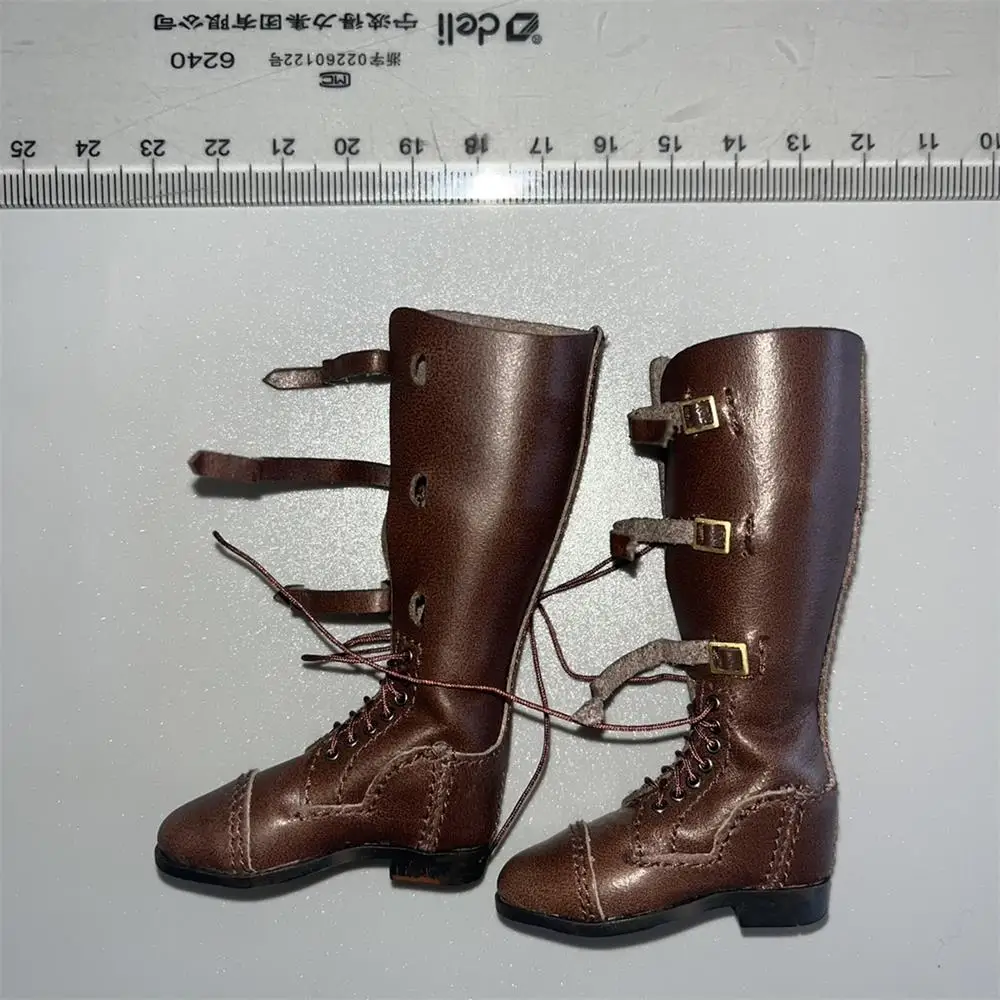 1/6 DID B11012 E60062 WWI British Colonel General Battalion Military Long Hollow Boots Shoe Model For 12inch Action Figure