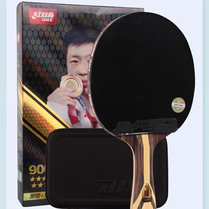 DHS MALONG 9 Star H9002 Table Tennis Racket 5 Wood 2 ALC Carbon Paddle Offensive Ping Pong Racket with Hurricane 8 Sticky Rubber