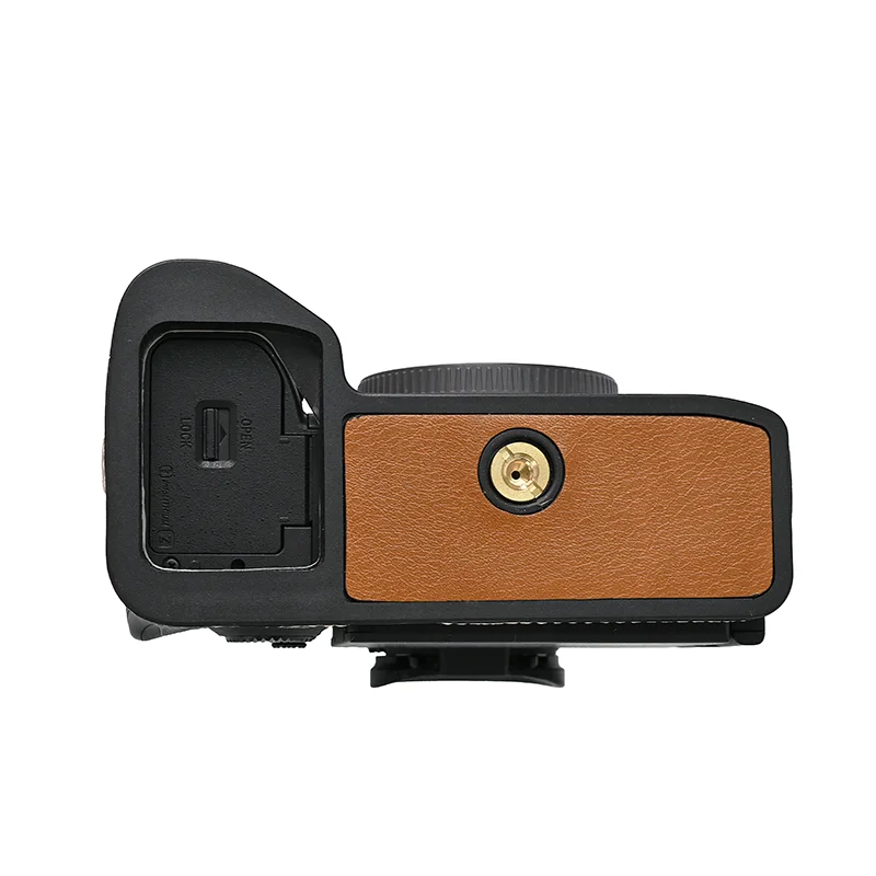 

PU Leather Case, For Sony A7M4 leather case base A7R5 A7S3 A1 half set, micro-single camera bag, camera bag