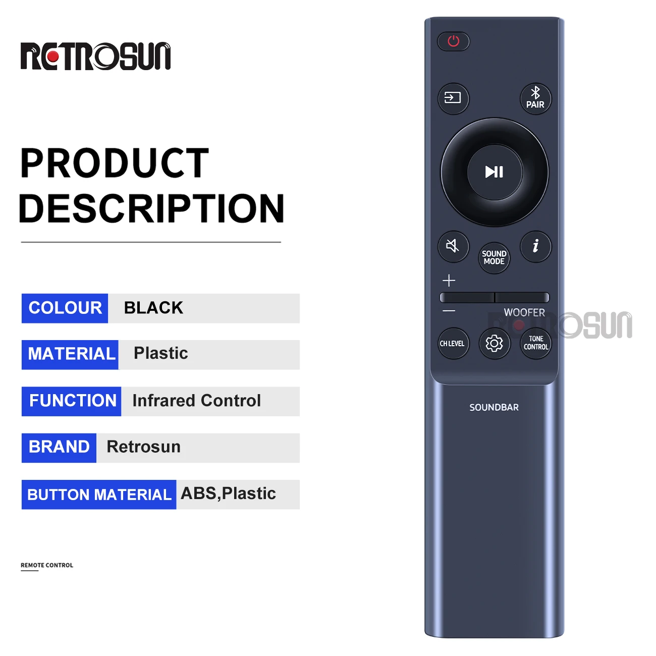 New AH81-15047A For Samsung Sound Bar Remote Control HW-Q800B HW-Q930B HW-B650 HW-B450 HW-B63M Soundbar System