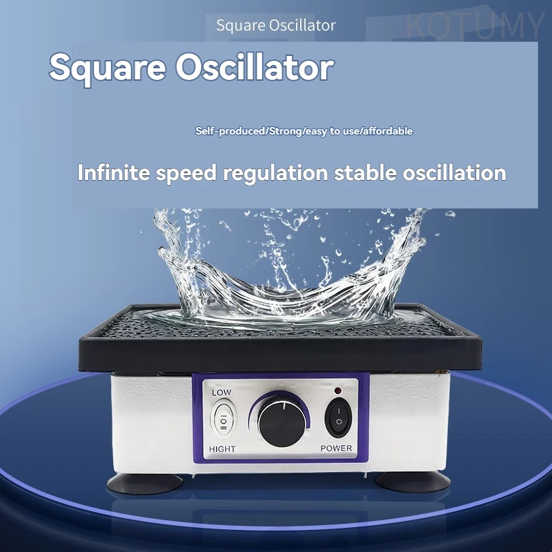 Large Square Dental Plaster Vibrator Gypsum Oscillator Dental Lab Equipment for Dental Technician Gypsum Model Bubble Removal