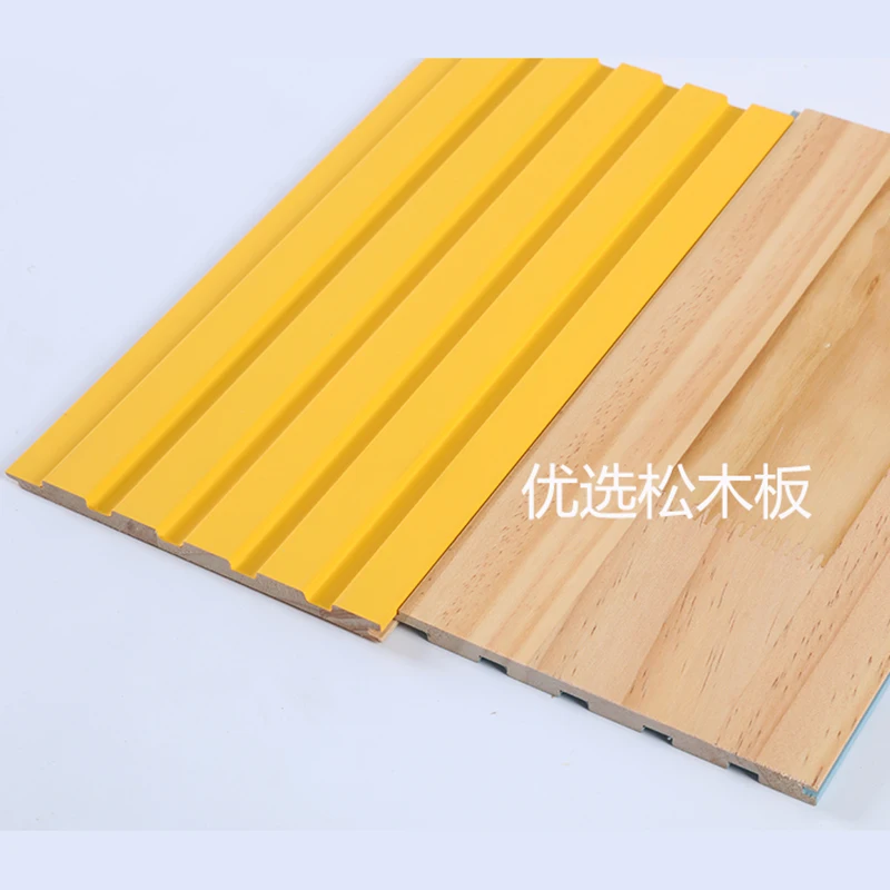 10 pieces 2300*140*9MM Wall Panel Wood Color Interior Decoration International Customize decoration Material Background bedroom