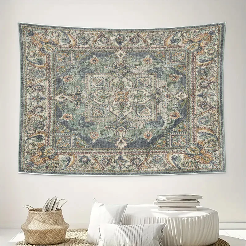 Large Moroccan Persian Tapestry Wall Hanging Decor Ethnic Boho Living Room Textile Art Islamic Pattern Bohemian Style Bedroom Ac