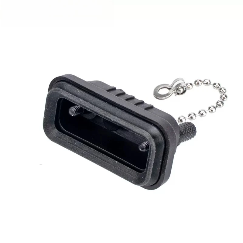 IP67 IP68 D-SUB Waterproof Protective Dust Cap with Lanyard for DB9 DB15 DB25 DB37 Male Female Connectors