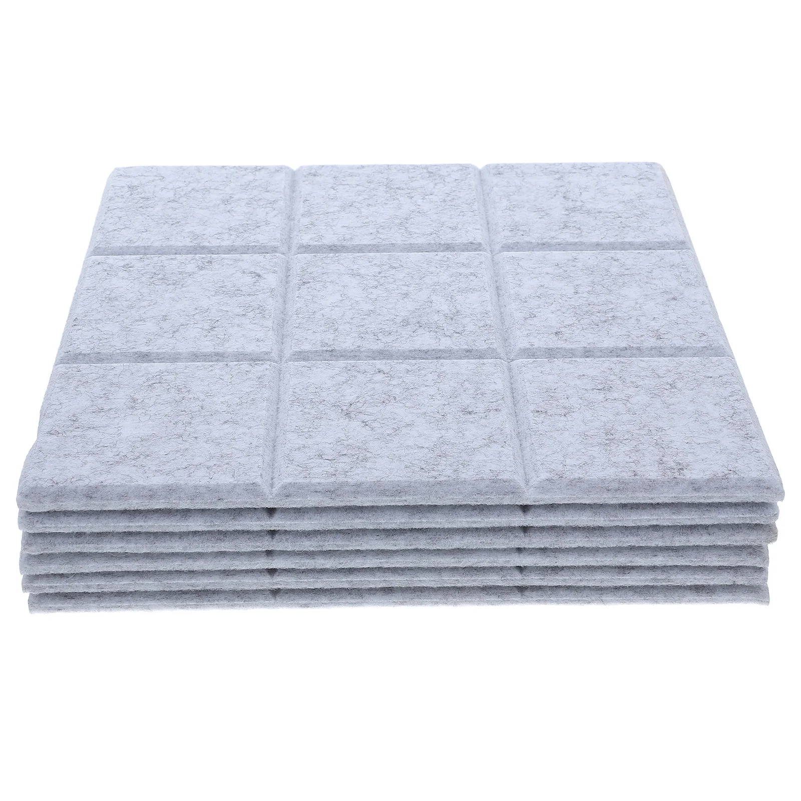 6 Pcs Bulletin Board Wall Sticker Felt Tiles for Walls Needle Plate Cute Activity