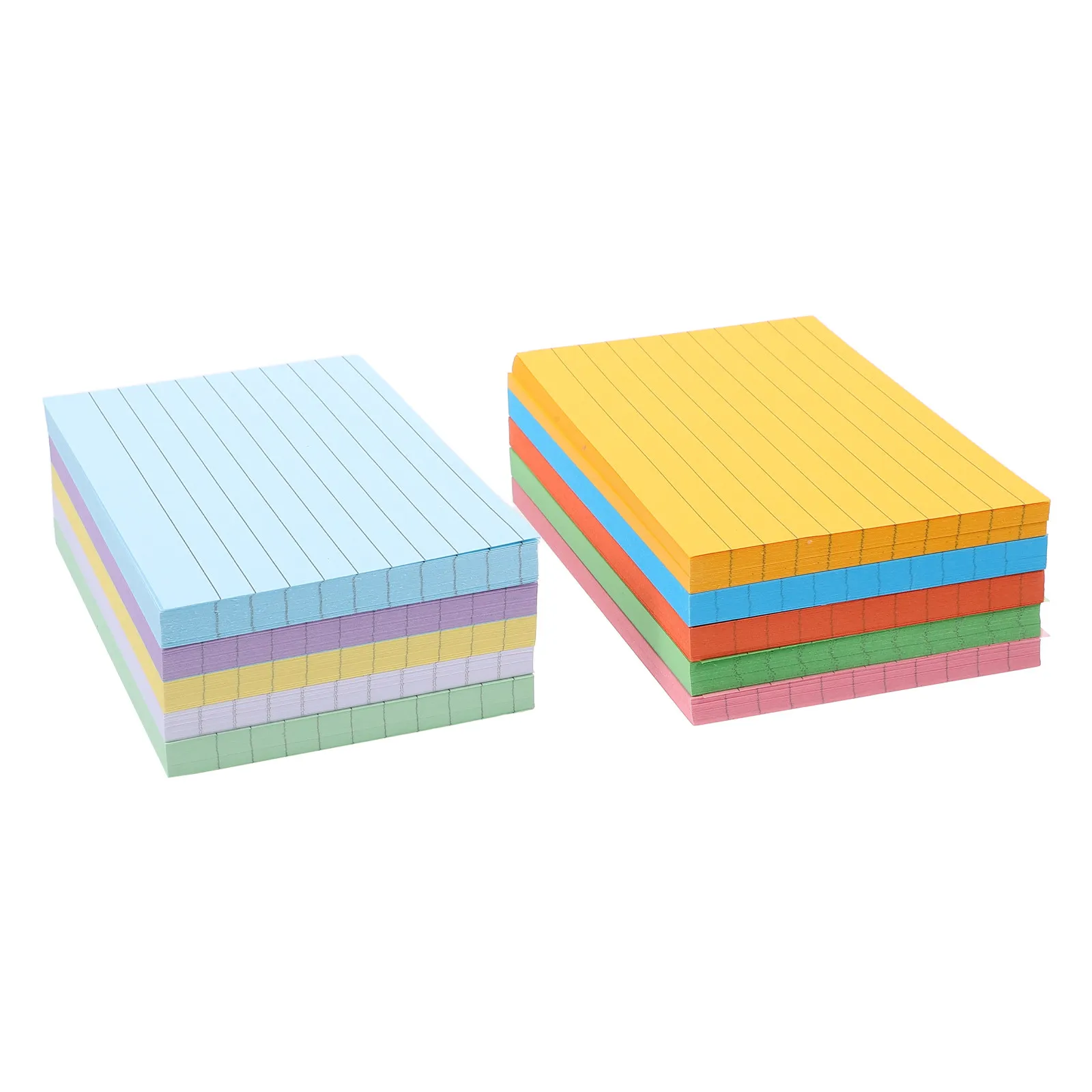 500Pcs Index Cards Small Notepads for Study Memo Pad Office Use Portable Notecards DIY Craft Journaling Recipe Cards Speech