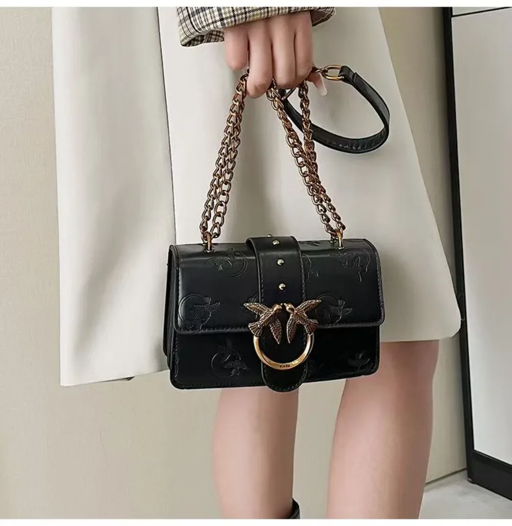 2026 Frühjahr/Sommer Kleiner Vogel Geprägte Unterarm-Schultertasche Neue Casual-Handtasche Ketten-Umhängetasche Geeignet für Frauen.689 – Detail 27
