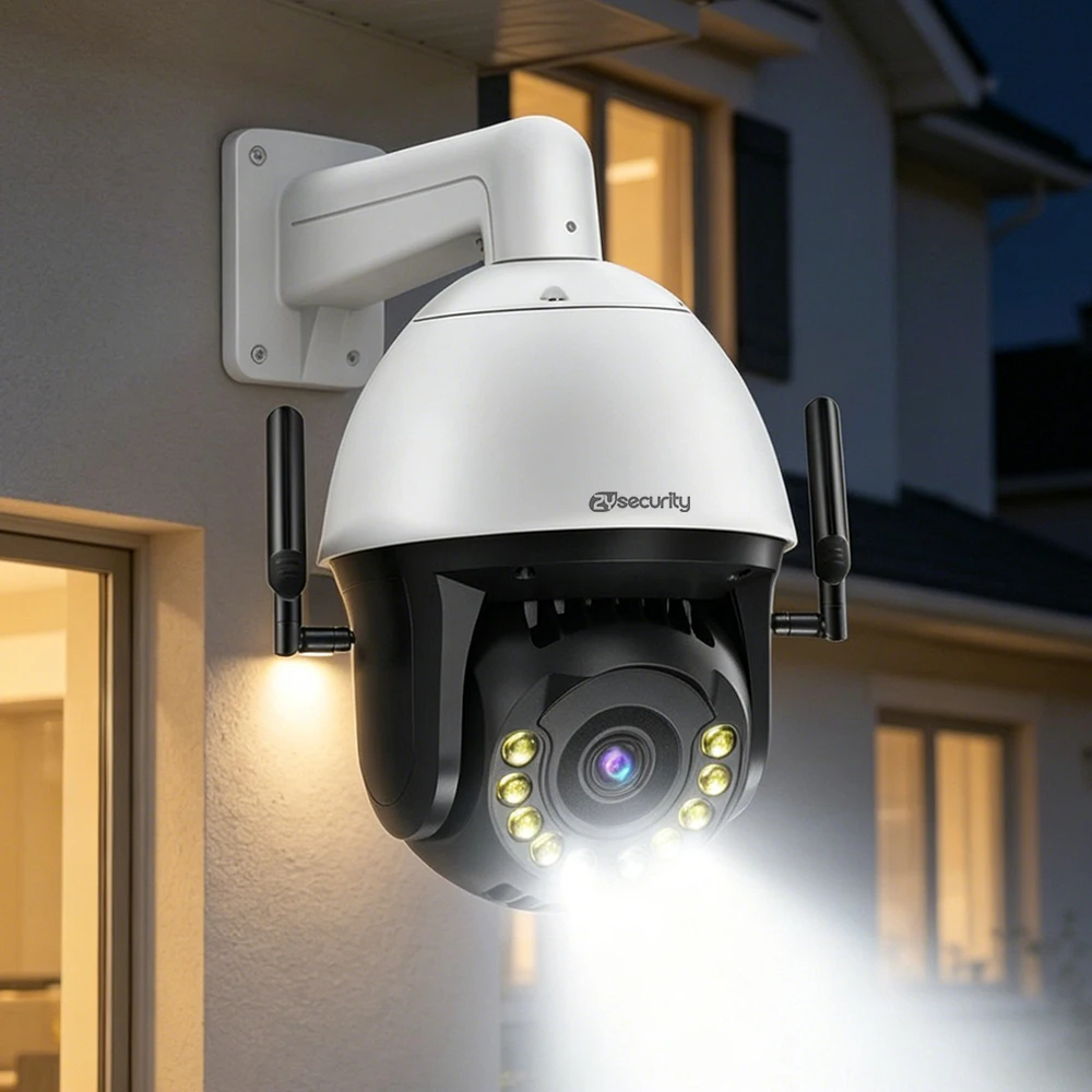 36X Optical Zoom 4K 8MP Outdoor Speed Dome PTZ Camera 150M Night Vision Auto Zoom Tracking WiFi & PoE Surveillance IP Cameras