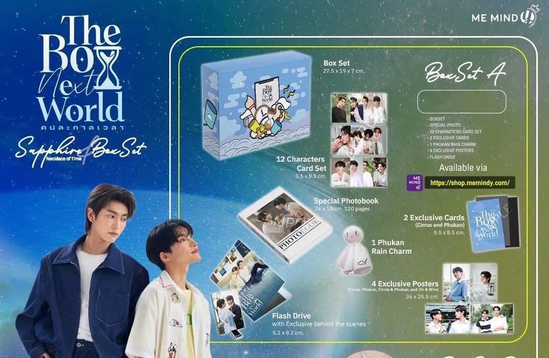 2025 الدراما التايلاندية الحب في الهواء Boss noeul Bossnoeul Boss Chaikamon The Boy Next World Night Light Box Set A