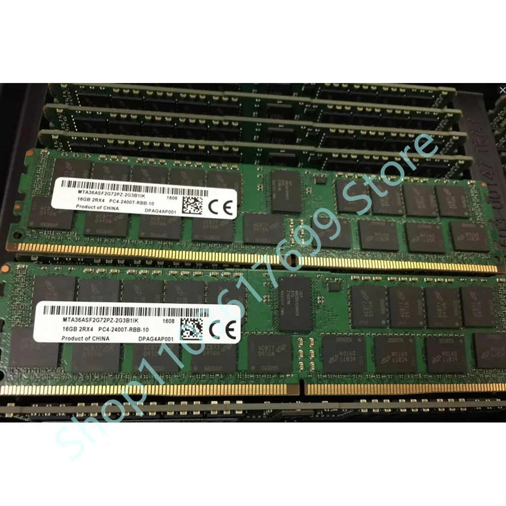 1 PCS For MT Server Momory 16G 2RX4 PC4-2400T DDR4 ECC REG RAM MTA36ASF2G72PZ-2G3B1