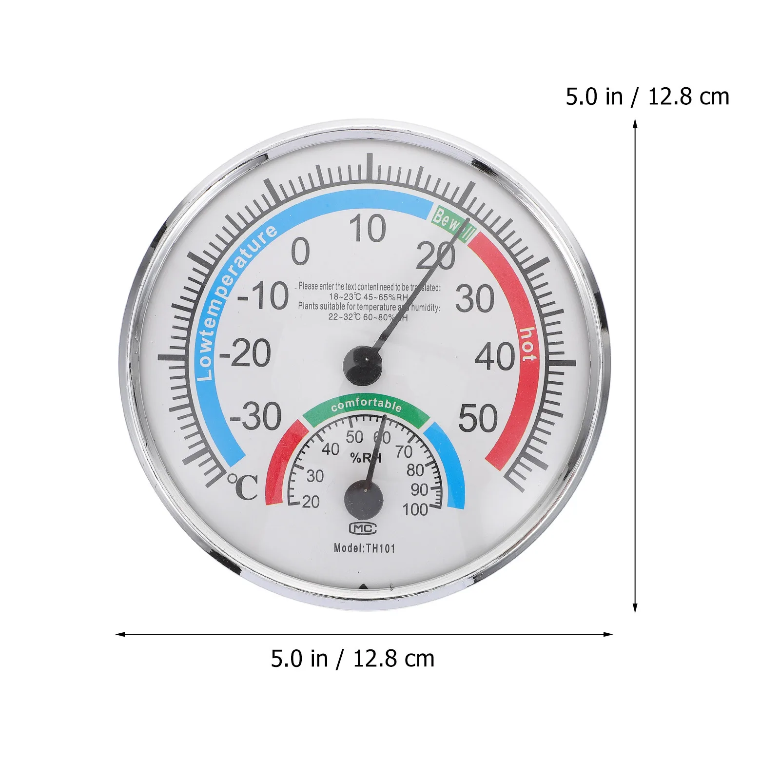 

Hygrometer Thermometer 2-In-1 Indoor Humidity Temperature Monitor For Home Sauna Room Outdoor Patio