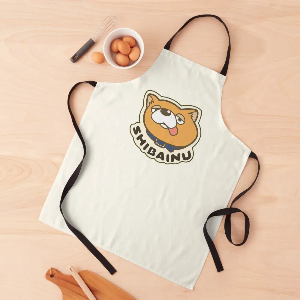 

The Way of the Househusband Shiba Inu Logo Apron Women's Dress kitchen gadgets Apron