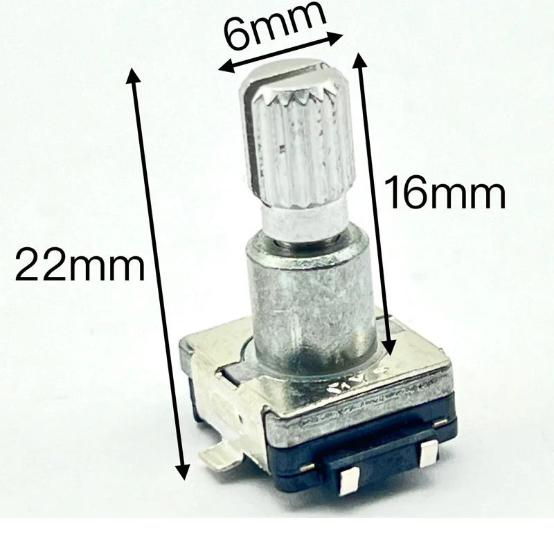 

1 pcs/lots 100% alps EC11 encoder patch strap reset not allowed 360 ° strap press switch handle length 16mm