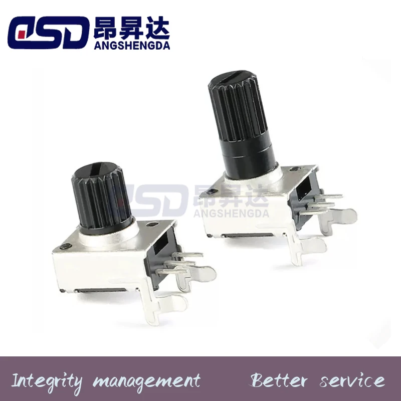 10PCS RV09 Potentiometer Horizontal 20mm (Shaft Length 12.5) 10K50K100K5K1K2K WH09 Adjustable Resistor 0932