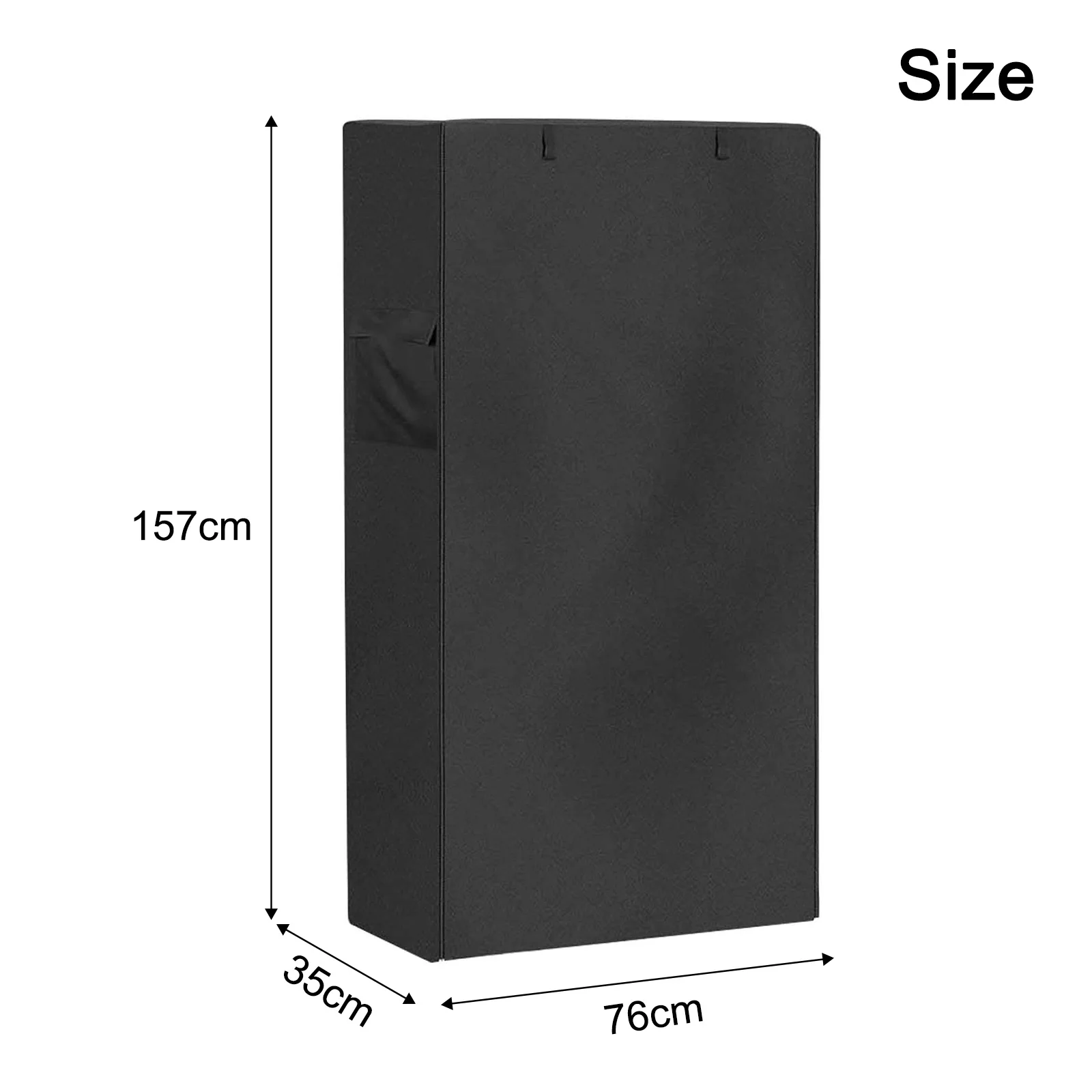 Waterproof Shelf Dust Cover with Zipper and Storage Pocket 420D Oxford Cloth Suitable for Various Storage Spaces