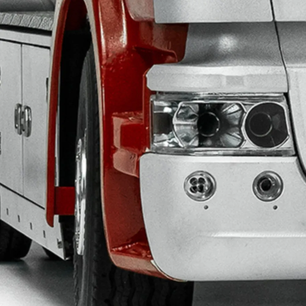 

LESU Accessories R730 Metal Front Face Net Bumper Sets for 1/14 RC Tractor Truck R470 R620 DIY Model Spare Parts Toy TH23157