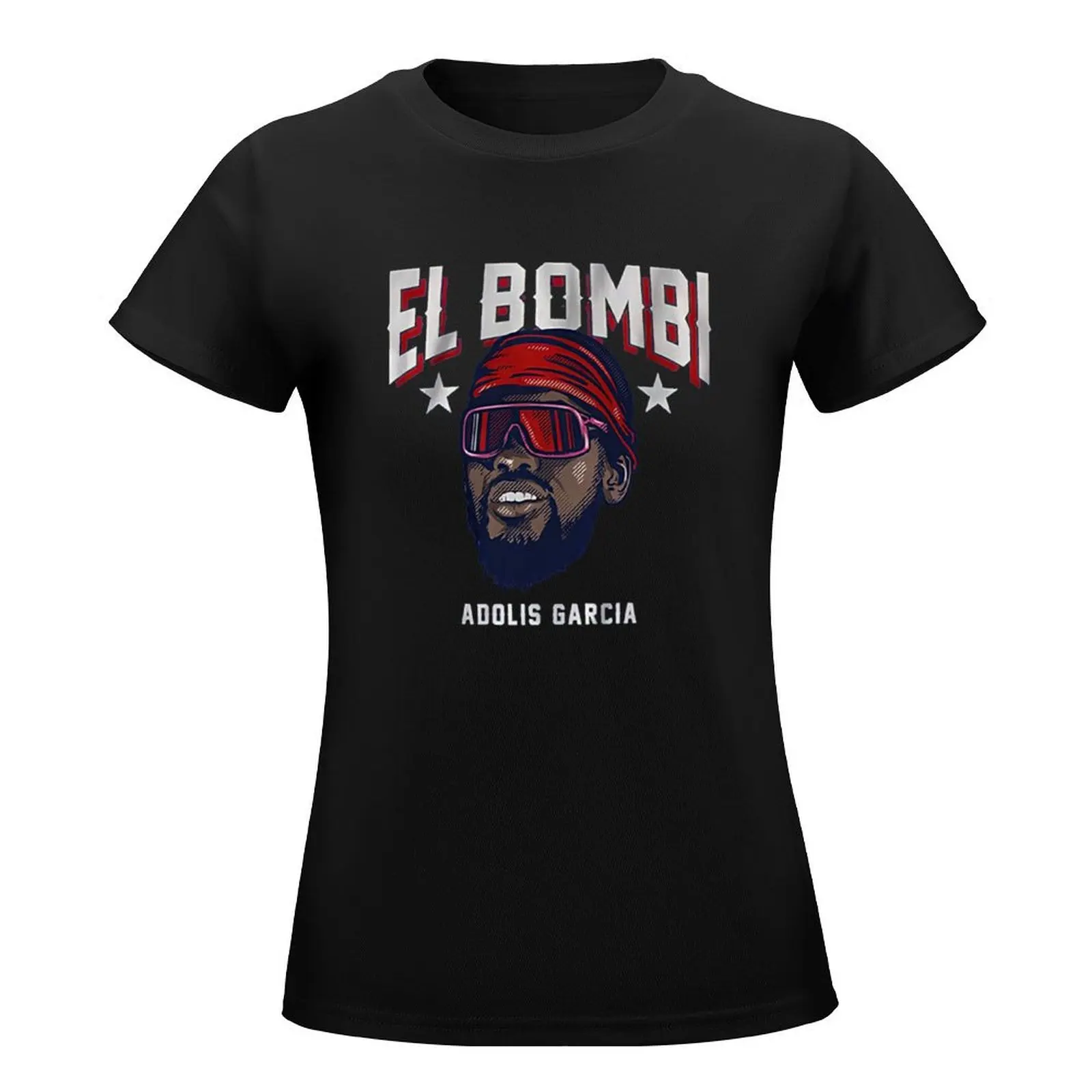 Adolis Garcia El Mombi T-Shirt shirts graphic tees graphics Women's summer blouses 2024