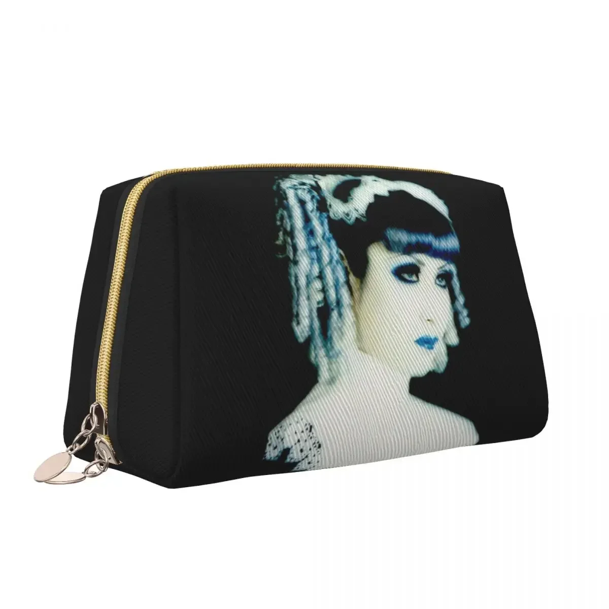 Malice Mize Makeup Bag for Women Travel Cosmetic Organizer Fashion Gothic Rock Music Storage Toiletry Bags