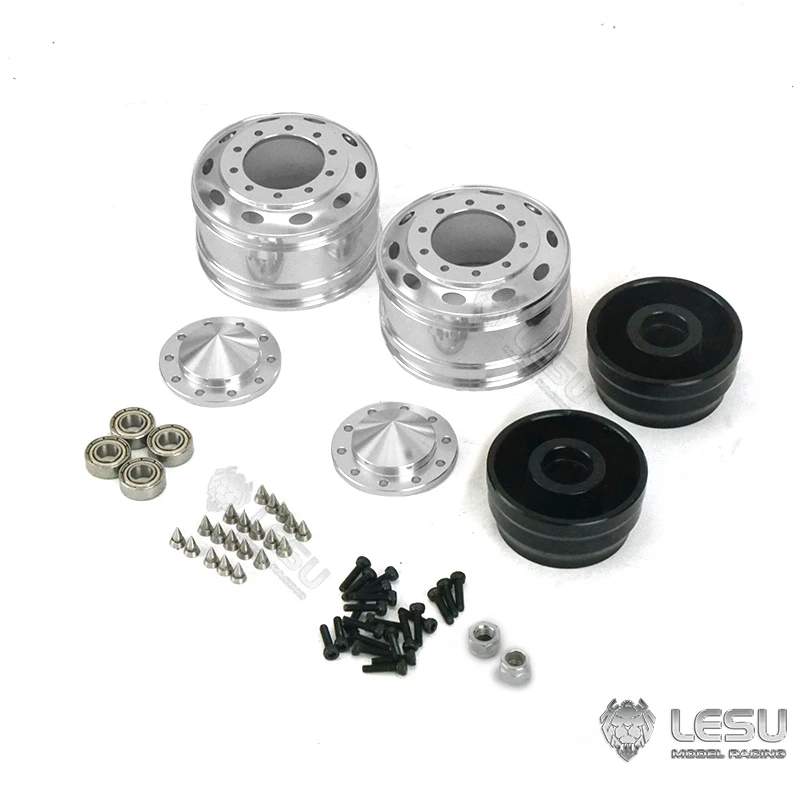 

LESU Metal Front Wheel Hub Bearing Brake for 1/14 DIY Tamiyay RC Truck Remote Controlled Tractor Car Model Parts Th20213-Smt3