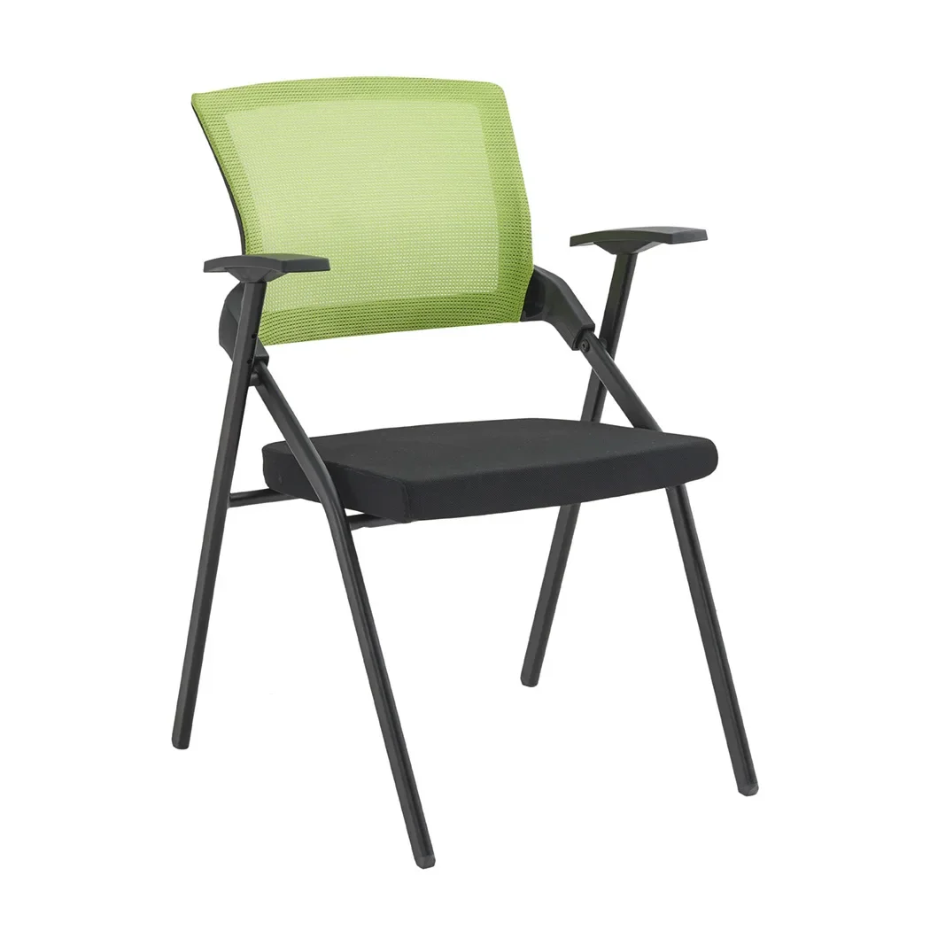 Simplicity with writing board, training chair, office staff chair, foldable mesh, computer chair with wheels, leisure chair